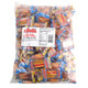 Efrutti Gummy Hot Dogs, 2LB bag. Individually wrapped mini gummies with yellow buns, red hot dogs, yellow mustard, red ketchup.