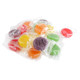 Sunrise Hard Candy Assorted Fruit Mix, 80 pieces per pound. Colorful orange, lemon, cherry, apple fruit candies.