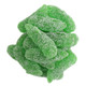 image of sour gummy pickles candy vidal bulk unwrapped green