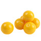 Vibrant yellow gumballs, approx 60 per pound, bursting with delightful banana flavor. Great for vending machines.