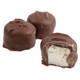 Ashers Sugar Free Milk Chocolate Vanilla Butter Creams, 31 brown candies, thick milk chocolate shell, creamy vanilla center.