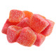 Fini Sweets Spicy Mango Gummy Slices, vibrant orange, sugar-dusted, approx 70 chewy slices per pound. Sweet & spicy.