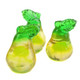 Vibrant 3D Gummy Pears, soft and chewy, in realistic pear shapes. Approx 120 per pound, bursting with fruity flavor.
