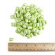 image of light green peppermint maiden kisses candy