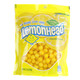 Yellow Lemonhead Mini Candy, 12 oz resealable bag. Sweet-and-tart lemon flavor, crunchy bite-sized.