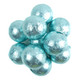 robin's egg blue foil-wrapped chocolate balls are great for an Easter or spring dessert table