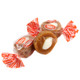 A rich, chewy caramel surrounding a smooth, pumpkin spiced cream center.