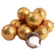Palmer Chocofluff chocolate-covered marshmallow balls, rich brown coating, fluffy white centers, approx 48 per pound.