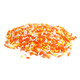 Candy Corn  sprinkles made of yellow, orange, and white great for Halloween cupcakes