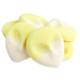 Swedish-style gummy aliens with a tropical passionfruit and pineapple flavor blend.