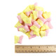 Sour Tutti Frutti Gummy Butterflies, bright colorful butterfly candy, soft chewy, approx 45 per lb.