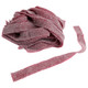 Vibrant purple passion fruit Dorval sour belts coated in fine sour sugar crystals.
