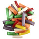 Hammond's Christmas mixed chocolate and crème filled straws sold in bulk for holiday candy buffets and gifting. 