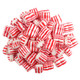 Red and White Peppermint Maiden Kisses, red and white, bite-sized hard candy. Approx 450 pieces per pound.