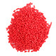 Bright red sprinkles for baking, Valentine's Day desserts, candy toppings. Made in USA.