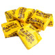 Stichler Products Original Banana Split Candy Chews. Yellow square chewy taffy with banana flavor, approx 45 pieces per pound.