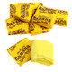 Retro Original Banana Split chewy yellow taffy candy chews, approx 45 square banana pieces per pound by Stichler Products.