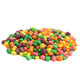 Colorful rainbow Nerds candy, tangy-sweet and crunchy. Assorted fruit flavors, vibrant and eye-catching.