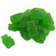 Bright green sour granny smith apple gummy bears, approx 145 per pound, Made in USA.