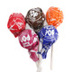 Bulk Tootsie Pops, assorted fruity lollipops: red, blue, orange, green, purple. Tootsie Roll center.