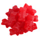 Vibrant red cinnamon bears candy, 1 inch each, approximately 50 pieces per pound, for Valentine's Day or treats.