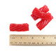 Red Australian strawberry licorice, soft and chewy. Approx 50 pieces per pound, non-GMO, handmade in Australia.