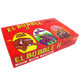 36 old fashioned El Bubble II Bubble Gum Cigars in a box, orange, grape, and strawberry colors.