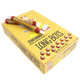 48 count Coconut Long Boys, sweet chewy caramel candy with coconut bits, in vintage style wrappers.