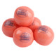 Dubble Bubble Pink Lemonade gumballs, vibrant pink, 1-inch diameter, approx 50 per pound, bulk baby shower candy.