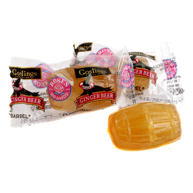 Goslings Ginger Beer Candy Barrels Authentic Old Fashioned Bulk Hard Candy
