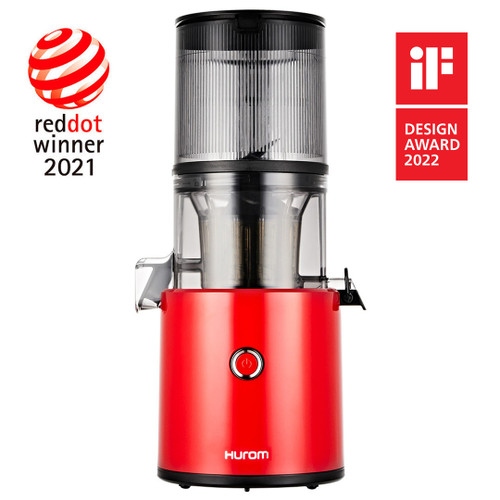 Hurom H300 Self-Feeding Juicer in Red