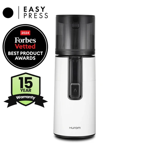 Hurom H400 Self Feeding Slow Juicer in White