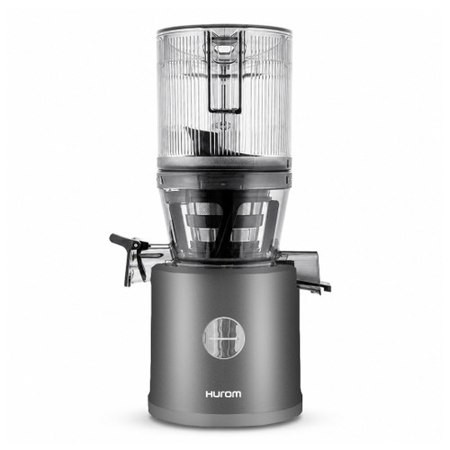 Hurom H80ST Pure Press Self-Feeding Slow Juicer in Matte Titanium Grey