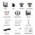 Hurom H80ST Pure Press Self-Feeding Slow Juicer in Matte Black