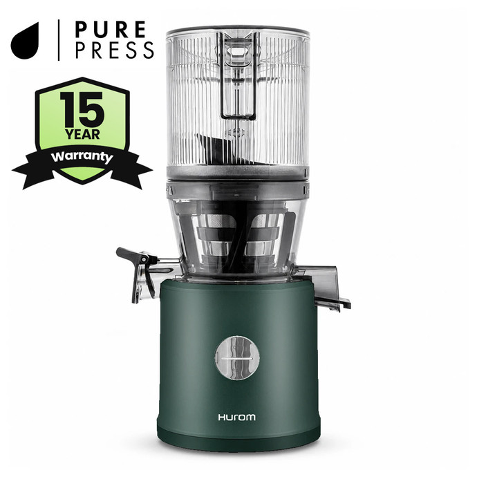 Hurom H80ST Pure Press Self-Feeding Slow Juicer in Kale Green