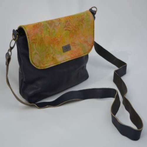 Ayisha - Blue with Yellow and Green Dye Handbag