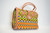 Kente Satchel Bag - Tan Border