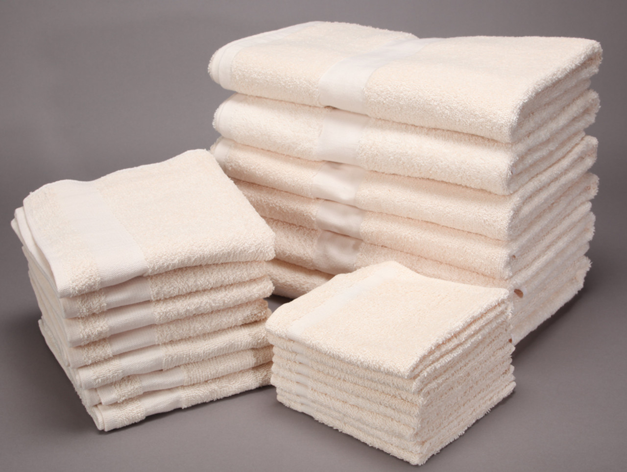 White hand towel bulk