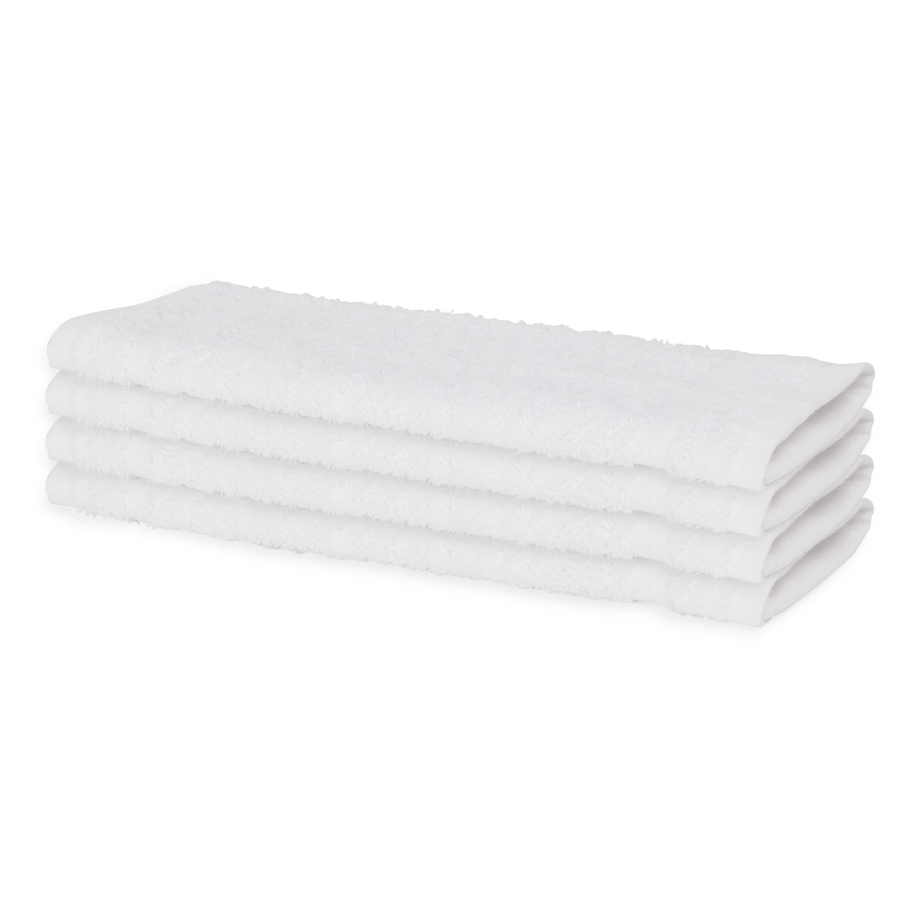 Infinitee Xclusives Premium White Washcloths Set Pack of 12, 13x13