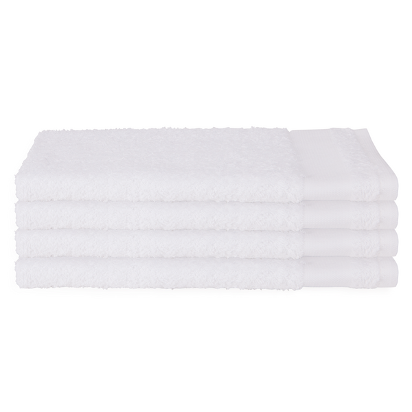 16 x 27 Wholesale Economy White Cotton Hand Towels for Salon