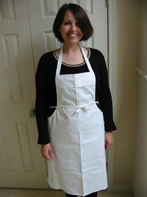 white aprons for sale