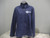 Ladies Lightweight Navy Jacket Full Zip with a white Guide Dogs of America Logo on the left chest.