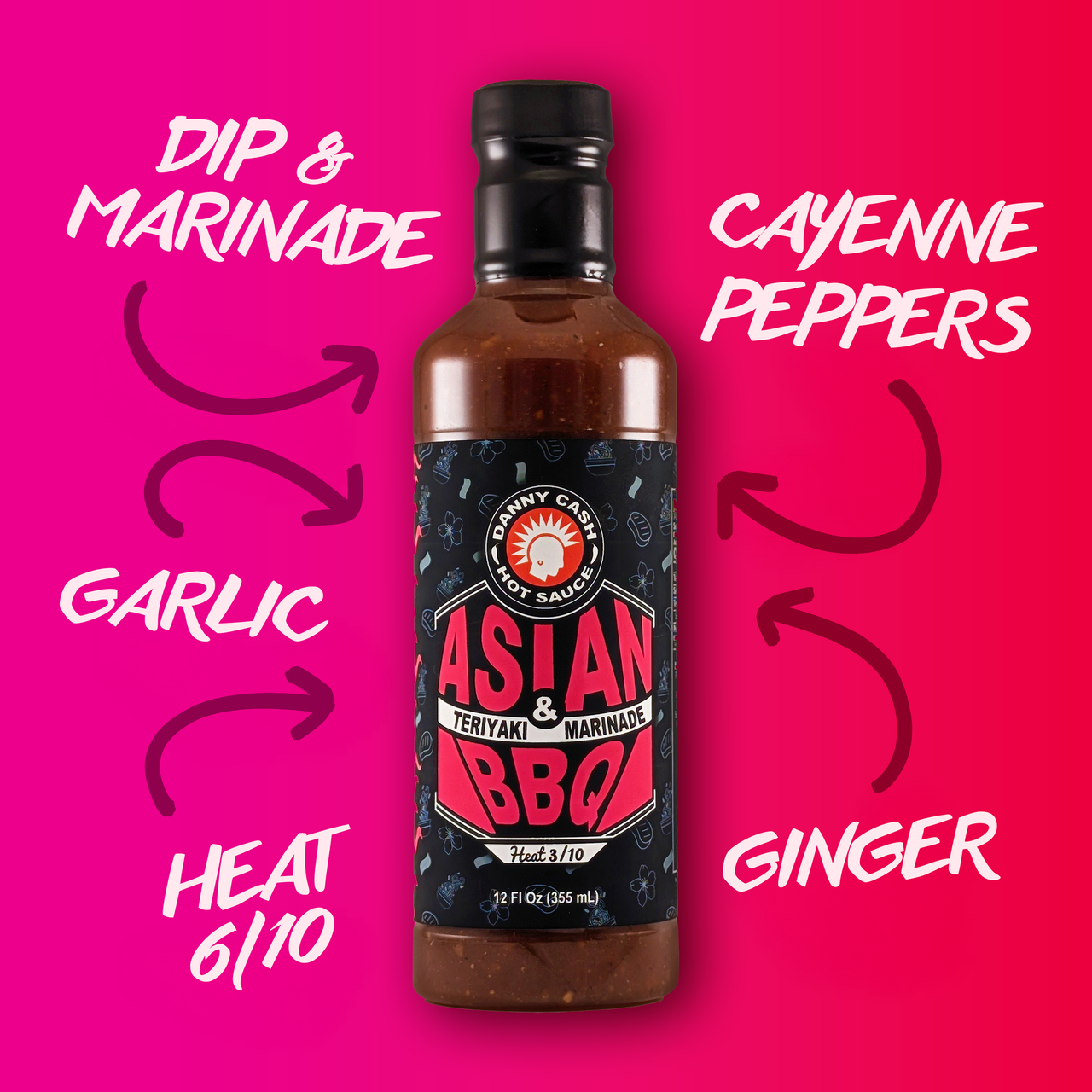 DC33 Danny Cash Asian BBQ / Teriyaki Marinade - Danny Cash Hot Sauce