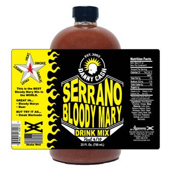 DC76 Danny Cash Serrano Lime Margarita Mix - Danny Cash Hot Sauce