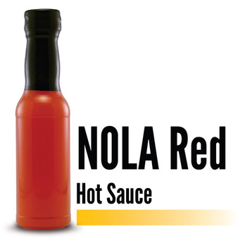 HS12 NOLA Red Hot Sauce with Custom Label