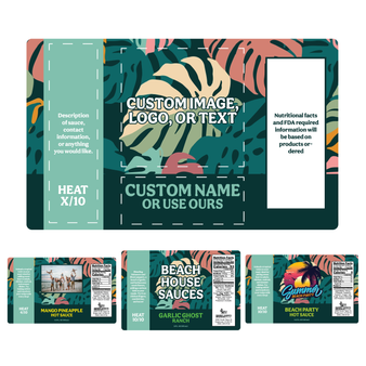 Thumbnail image for the Tropical Vacation Template, showcasing examples.