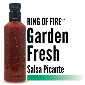 RFGF RING OF FIRE Garden Fresh Salsa Picante with Custom Label