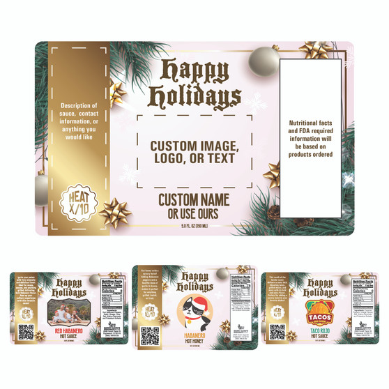 Thumbnail image for the Holiday Template, showcasing examples.