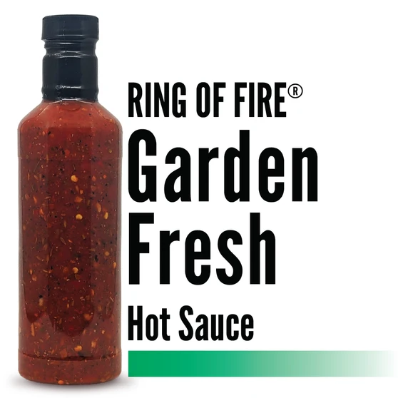 RFGF RING OF FIRE Garden Fresh Hot Sauce with Custom Label