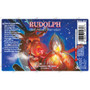 Label showcasing 'Rudolph the Red Assed Reindeer' hot sauce, depicting Rudolph with a fiery attitude, surrounded by holiday elements and vibrant colors. Label showcasing 'Rudolph the Red Assed Reindeer' hot sauce, depicting Rudolph with a fiery attitude, surrounded by holiday elements and vibrant colors.